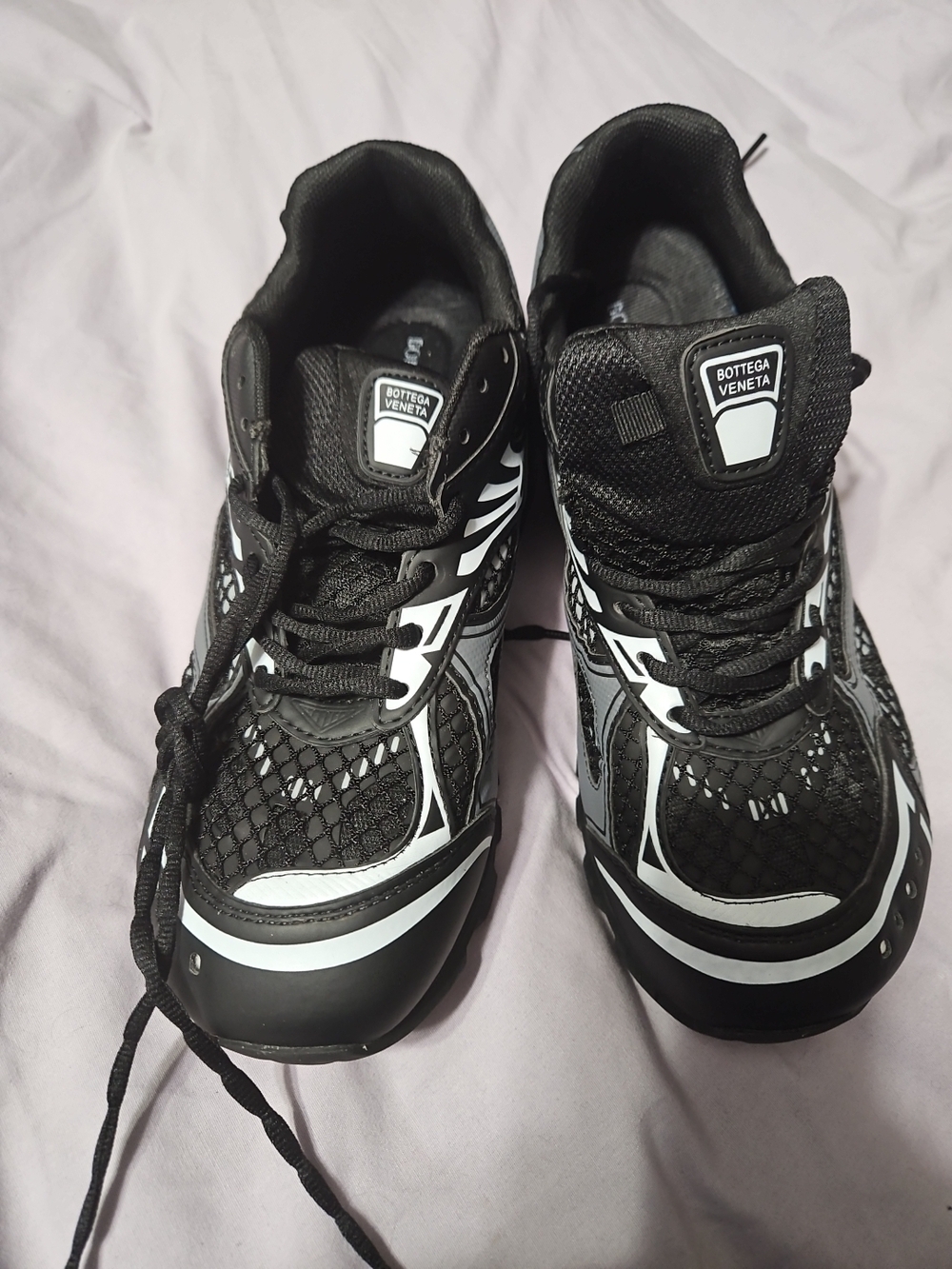 Bottega Veneta Men’s Black Athletic Sneakers